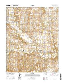 Cedar Vale East 2015 topographic map thumbnail