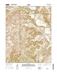 Coyville 2015 topographic map thumbnail