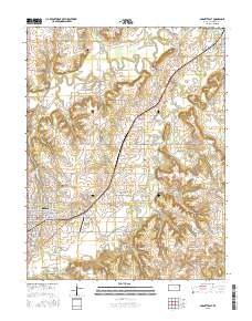 Garnett East 2015 topographic map thumbnail