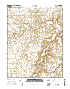 Garnett West 2015 topographic map thumbnail