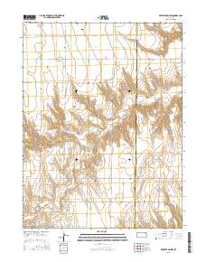 Dewey Ranch NW 2015 topographic map thumbnail