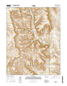 Dexter NE 2015 topographic map thumbnail