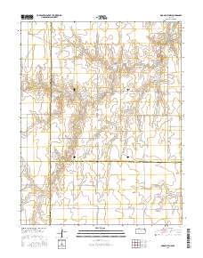 Dodge City NW 2016 topographic map thumbnail