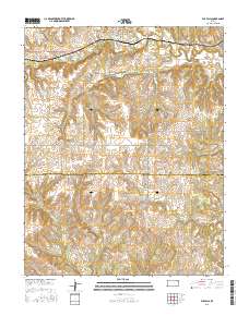 Elk Falls 2015 topographic map thumbnail