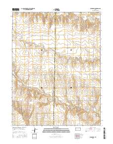 Elkader NE 2015 topographic map thumbnail