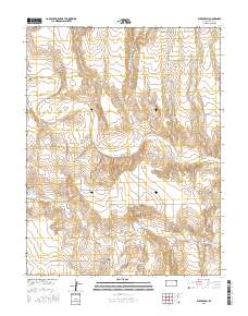 Elkader SW 2015 topographic map thumbnail