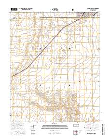 Elkhart South 2015 topographic map thumbnail