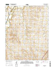 Gladstone 2015 topographic map thumbnail