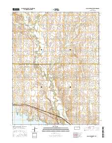 Glen Elder North 2015 topographic map thumbnail