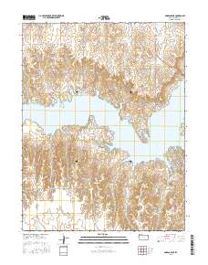 Dorrance NE 2015 topographic map thumbnail