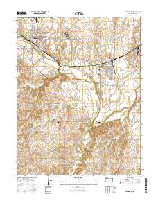 Ellsworth 2015 topographic map thumbnail