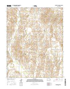 Hackberry Creek 2016 topographic map thumbnail