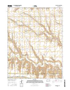 Grinnell NE 2015 topographic map thumbnail
