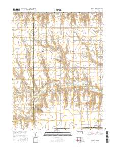 Grinnell North 2015 topographic map thumbnail