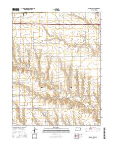 Grinnell South 2015 topographic map thumbnail