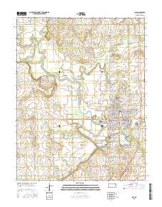 Iola 2015 topographic map thumbnail