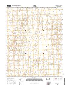 Hugoton SW 2015 topographic map thumbnail