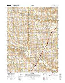 Harveyville 2015 topographic map thumbnail