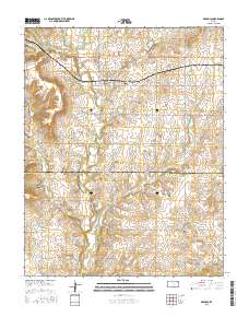 Grenola 2015 topographic map thumbnail