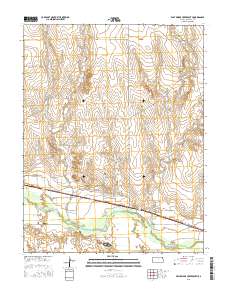 East Bridge Creek South 2015 topographic map thumbnail