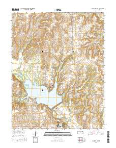 Fall River Lake 2015 topographic map thumbnail