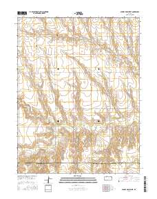 Midway Draw West 2015 topographic map thumbnail