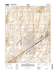 Liberal 2016 topographic map thumbnail