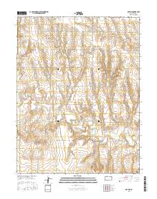 Gove NE 2015 topographic map thumbnail