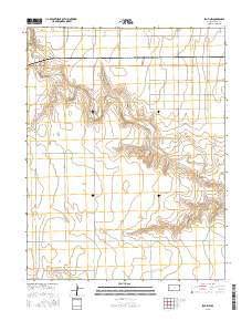Leoti NW 2015 topographic map thumbnail