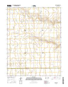 Leoti SW 2015 topographic map thumbnail