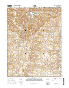 Lake Wabaunsee 2015 topographic map thumbnail