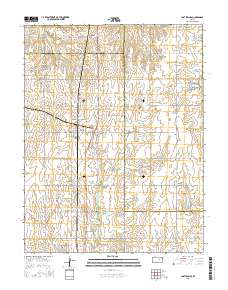 Lost Springs 2015 topographic map thumbnail