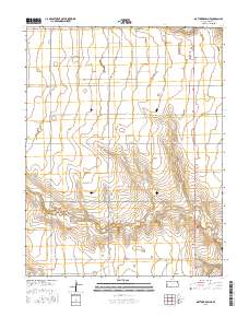 Mattox Draw NE 2015 topographic map thumbnail