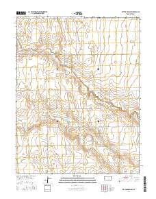 Mattox Draw NW 2015 topographic map thumbnail