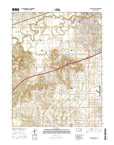Ottawa South 2015 topographic map thumbnail
