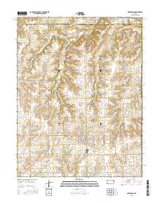 Overbrook 2015 topographic map thumbnail