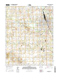 Parsons West 2015 topographic map thumbnail
