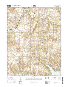 Osage City SE 2015 topographic map thumbnail