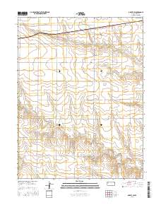 Oakley SW 2015 topographic map thumbnail