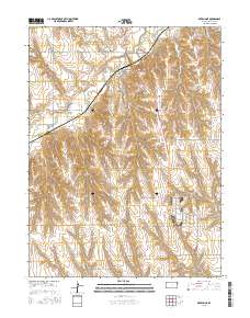 Oberlin NE 2015 topographic map thumbnail