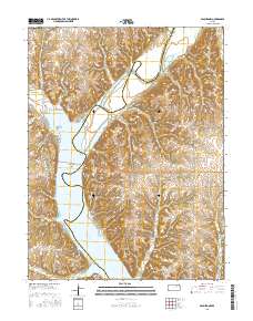 Olsburg NW 2015 topographic map thumbnail