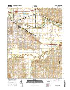 Lawrence East 2015 topographic map thumbnail
