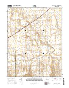 Mouth of Lake Creek 2015 topographic map thumbnail