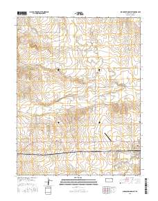Sharon Springs West 2015 topographic map thumbnail