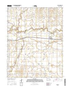 Rozel 2015 topographic map thumbnail