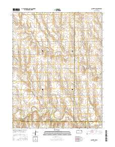 Quinter NW 2015 topographic map thumbnail