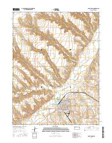 Saint Francis 2015 topographic map thumbnail