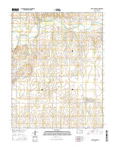 Pretty Prairie 2015 topographic map thumbnail