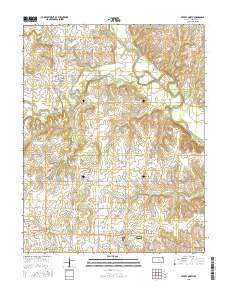 Severy North 2015 topographic map thumbnail