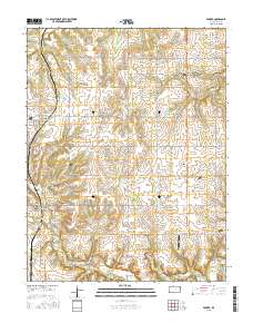 Parker 2015 topographic map thumbnail